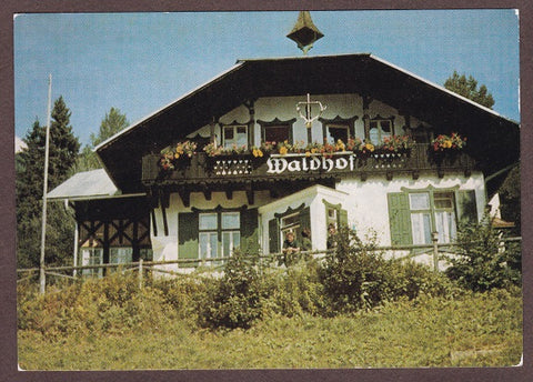 Werbe-AK Tragöß Oberort. Pension Waldhof.