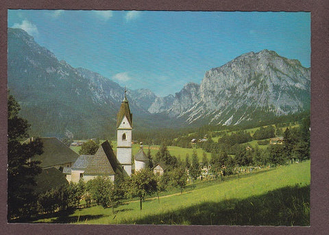 AK Tragöß Oberort mit Trenchtling u. Pribitz.