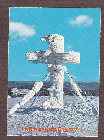 AK Hochschwab. Gipfelkreuz.