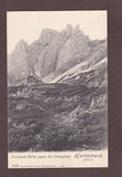 AK Voisthaler-Hütte gegen die Edelspitzen. Hochschwab. (1906)