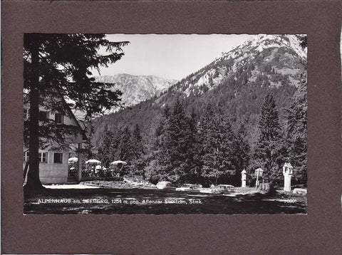 AK Alpenhaus am Seeberg gegen Aflenzer Staritzen. (1964)