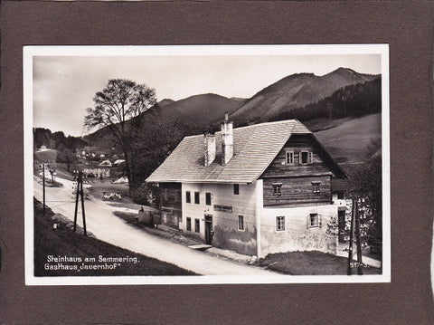 AK Steinhaus am Semmering. Gasthaus Jauernhof. (1941-42)