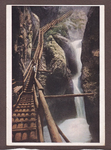 AK Hochlantschgebiet: Partie i.d. Bärnschütz. (1945)