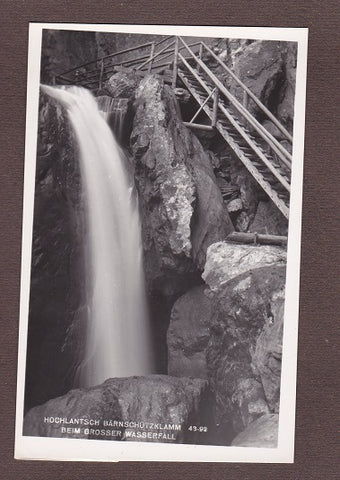 AK Hochlantsch Bärnschützklamm. Beim Grossen Wasserfall.