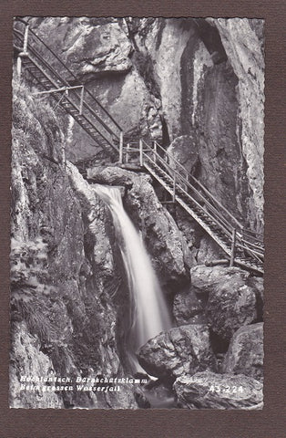 AK Hochlantsch Bärnschützklamm. Beim Grossen Wasserfall.