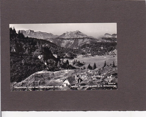 AK Häuselalm am Hochschwab gegen Trenchtling u. Griesmauer.