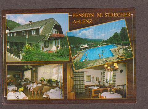 AK Aflenz 141. Pension M. Strecher.