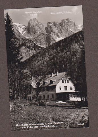 AK Alpenhotel Bodenbauer am Fuße des Hochschwab (1939)
