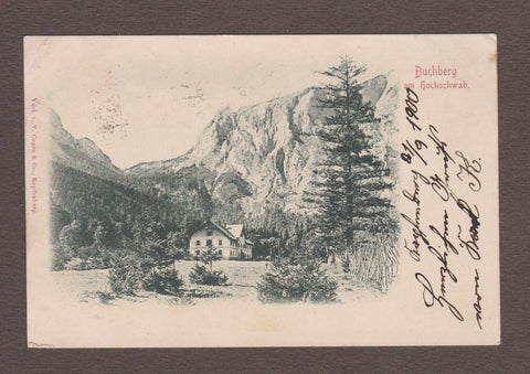 AK Buchberg am Hochschwab. (um1900)