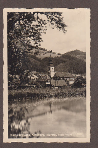 AK Sommerfrische Kindberg, Mürztal. (um1955)