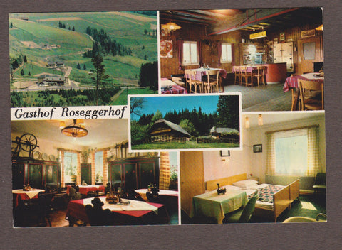AK Roseggerhof Alpl Pension und Gasthof Karl u. Grete Geiß, Krieglach.