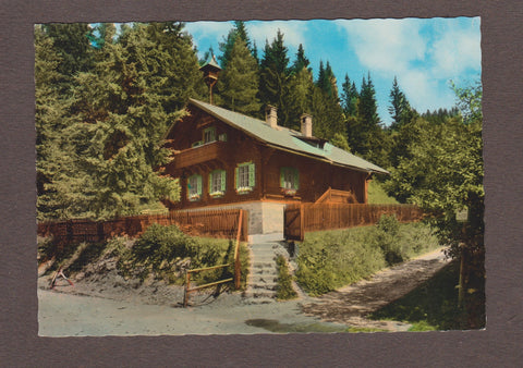 AK Alpl Roseggers Waldheimat. Waldschule.