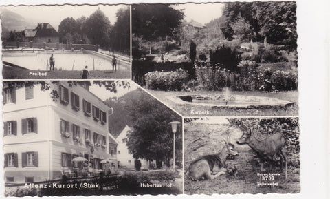 AK Aflenz Kurort. Hubertus Hof. Freibad. Kurpark.