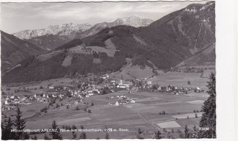 AK Aflenz mit Hochschwab. (1967)