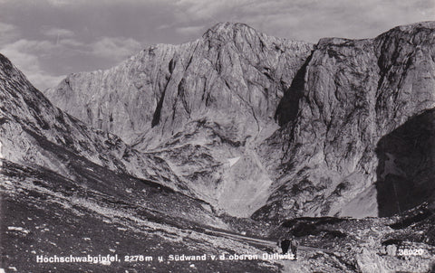 AK Hochschwabgipfel u. Südwand v.d. oberen Dullwitz.