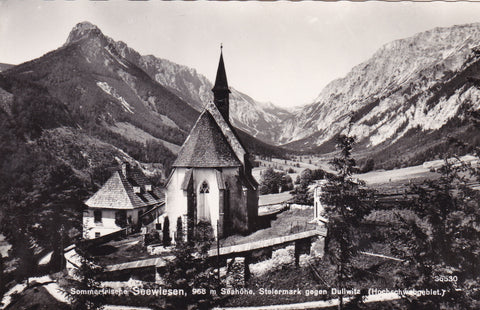 AK Seewiesen gegen Dullwitz (Hochschwabgebiet)