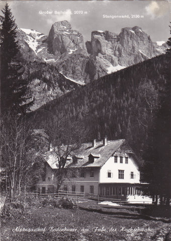 AK Alpengasthof Bodenbauer am Fuße des Hochschwab. (1967)