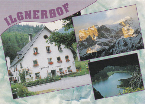 AK Thörl, St. Ilgen 76. Gasthof Pension Ilgnerhof. Familie Saywald-Wedl.