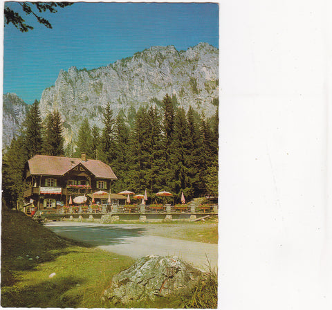 AK Tragöß-Oberort. Gasthof Pension Seehof Johann u. Elfriede Forstner.