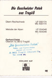 Autogramm-Karte Geschwister Patek aus Tragöß.