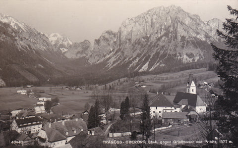 AK Tragöss-Oberort gegen Grießmauer und Pribitz.