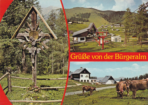 AK Grüße von der Bürgeralm.