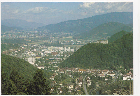 AK Kapfenberg. Blick ins Mürztal bis Kindberg.