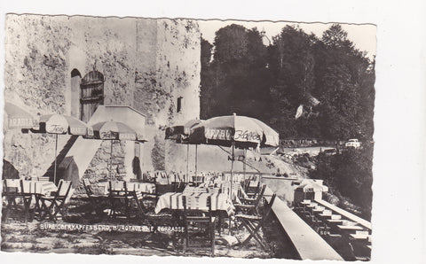 AK Burg Oberkapfenberg, Burgtaverne, Terrasse.