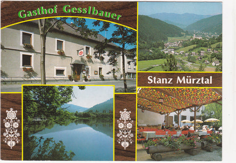 AK Stanz im Mürztal 33. Gasthof Oberer Gesslbauer.