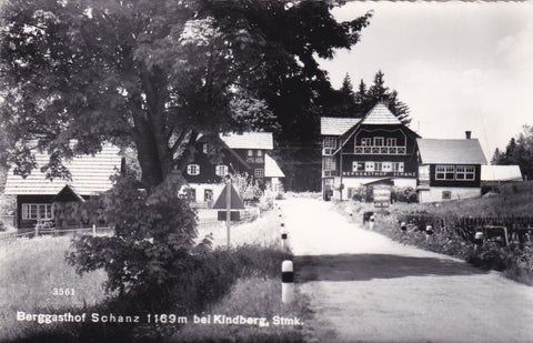 AK Berggasthof Schanz bei Kindberg.