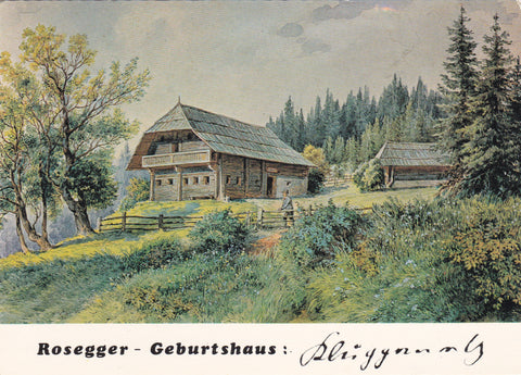 AK Rosegger - Geburtshaus: Kluppeneggerhof.