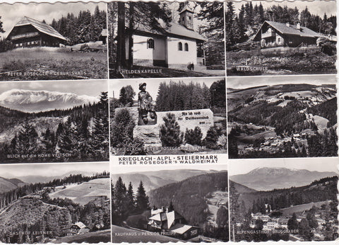 AK Krieglach - Alpl. Peter Rosegger's Waldheimat.