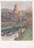 AK Peter Roseggers Heimat. 3. Am Brunnbache in Krieglach.
