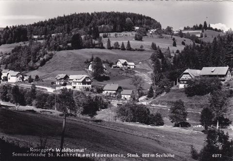 AK St. Kathrein am Hauenstein. Rosegger's Waldheimat.