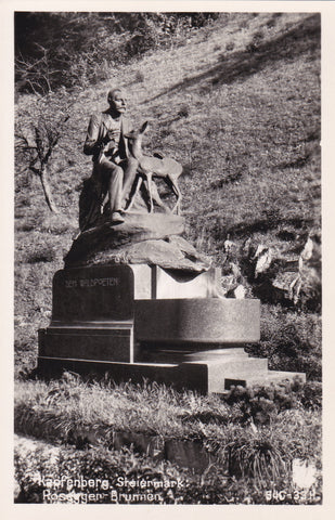 AK Kapfenberg. Rosegger-Brunnen. (1950-51)