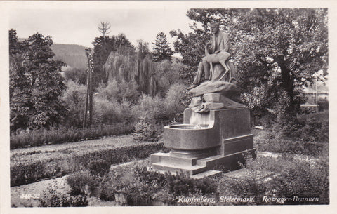 AK Kapfenberg. Rosegger-Brunnen. (1950-51)