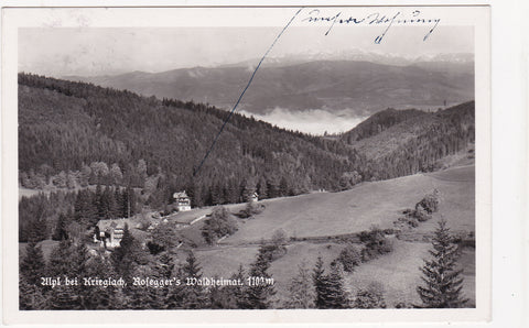 AK Alpl bei Krieglach, Rosegger's Waldheimat. (1939)