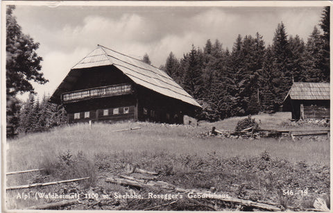 AK Alpl (Waldheimat) Rosegger's Geburtshaus.