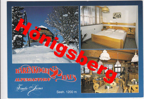 AK Hönigsberg, Lechen 26. Bärenkogelhaus. Familie Siener.