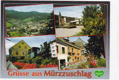 AK Grüsse aus Mürzzuschlag. (1988)