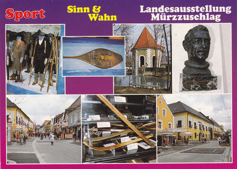 AK Landesausstellung Mürzzuschlag. Sport Sinn & Wahn. 1991.