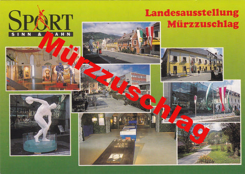 AK Landesausstellung Mürzzuschlag. Sport Sinn & Wahn. 1991.