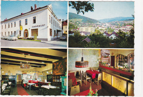 AK Mürzzuschlag. Hotel Sandwirt. Pächter: Fam. Ostermann.