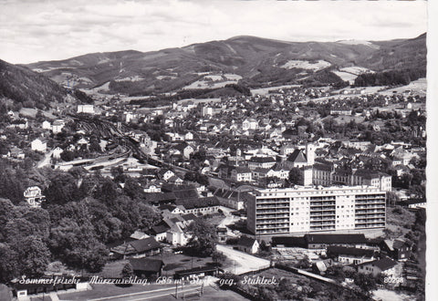 AK Mürzzuschlag gegen Stuhleck. (1968)