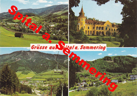 AK Grüsse aus Spital a. Semmering.