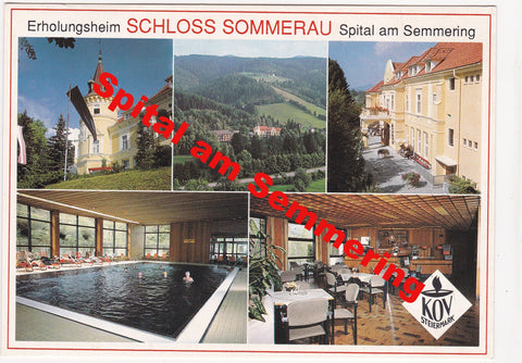 AK Spital am Semmering. Erholungsheim Schloß Sommerau.
