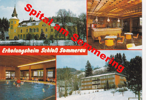 AK Spital am Semmering. Erholungsheim Schloß Sommerau.