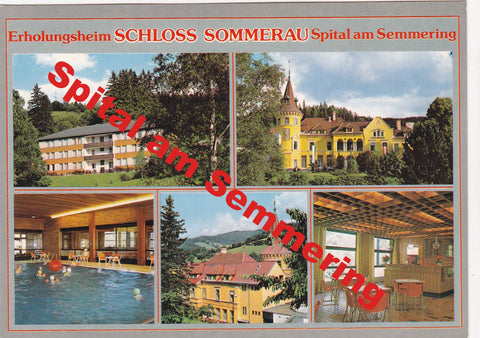 AK Spital am Semmering. Erholungsheim Schloß Sommerau.