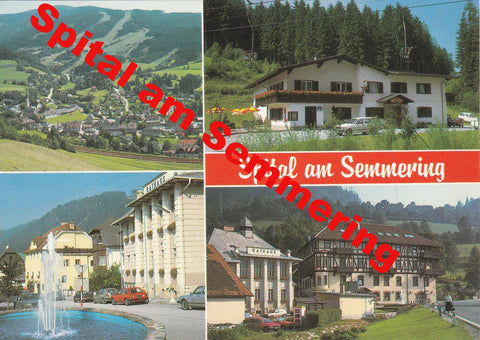 AK Spital am Semmering. Gasthof Weinzettl. Sessellift Mittelstation.