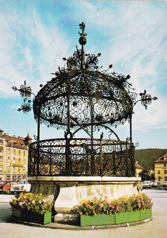 AK Bruck an der Mur. Brunnen am Hauptplatz.